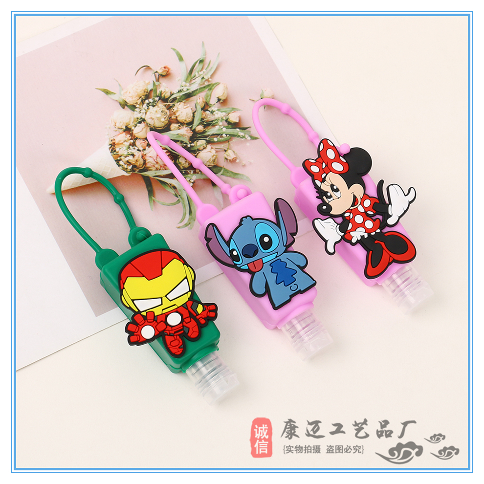 Children's Instant Hand Sanitizer Fire Extinguisher Bottles Antibacterial Disinfection Portable Cartoon Doll Doraemon Team Iron Man Bottle