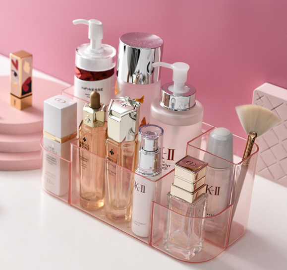 Manufacturer carton transparent paste wall-mounted storage box bathroom storage shelf Nailless non-mark storage box shelf