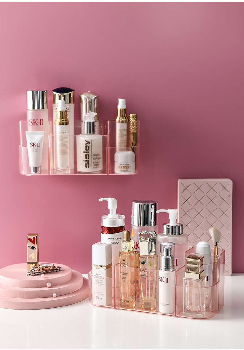 Manufacturer carton transparent paste wall-mounted storage box bathroom storage shelf Nailless non-mark storage box shelf Manufacturer carton transparent paste wall-mounted storage box bathroom storage shelf Nailless non-mark storage box shelf