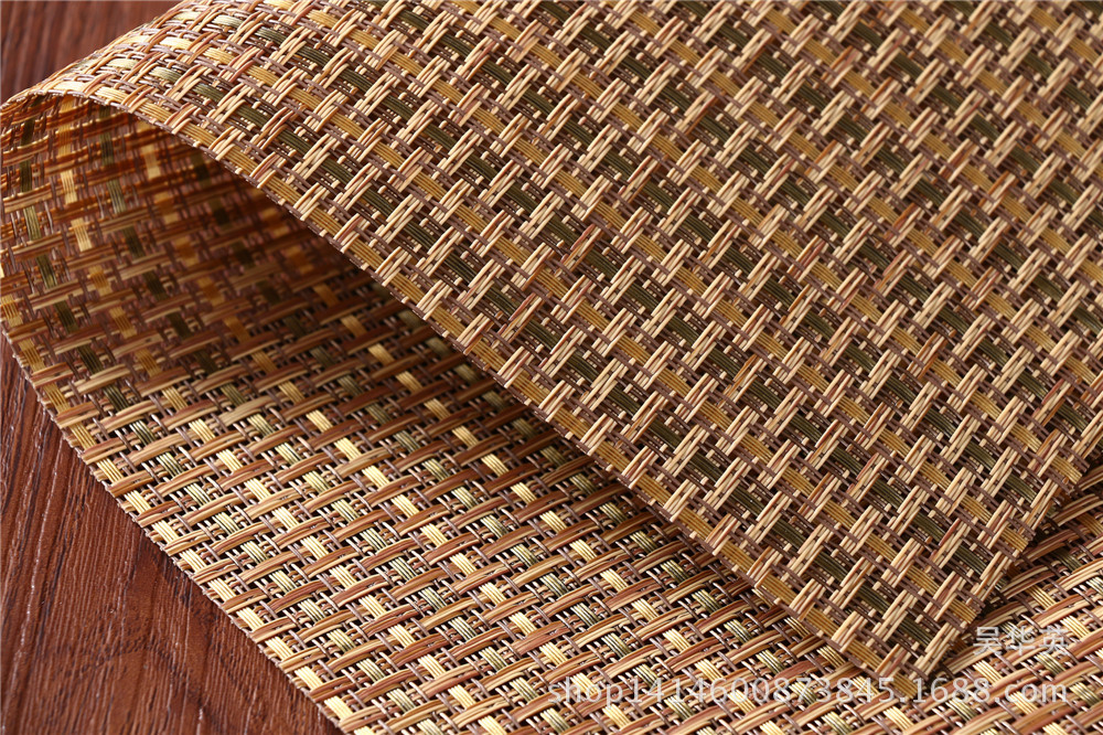 30*45 manufacturer direct selling hotel PVC woven heat insulation pad simple and fashionable pure color cup cushion for the anti-skid. 30*45 manufacturer direct selling hotel PVC woven heat insulation pad simple and fashionable pure color cup cushion for the anti-skid.