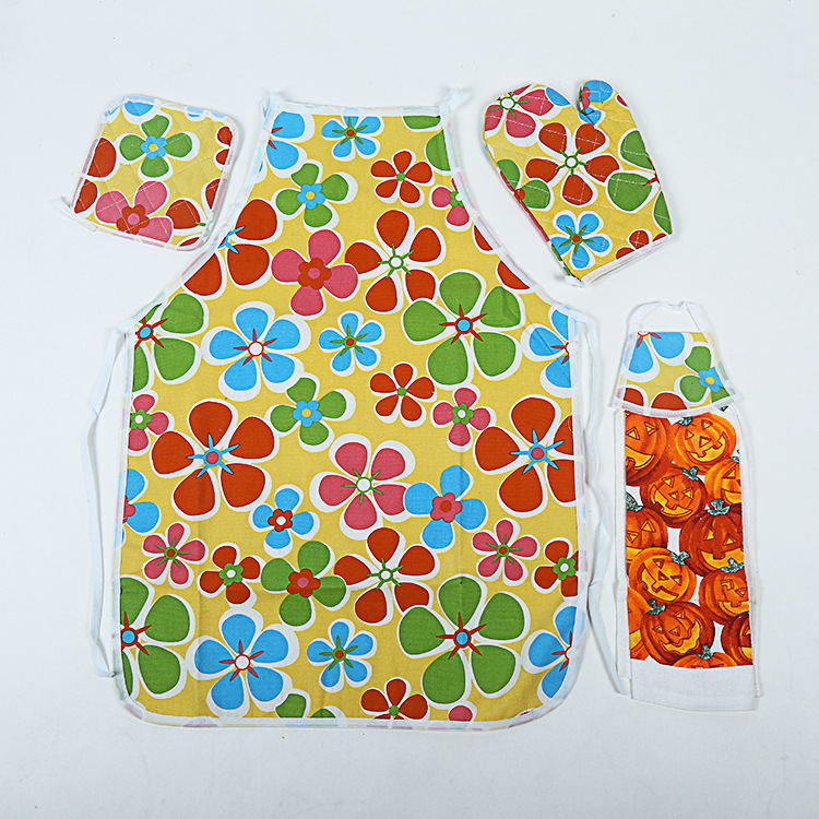 Microwave oven gloves heat insulation anti - hot pad multi - color resistant gloves manufacturers direct wholesale.