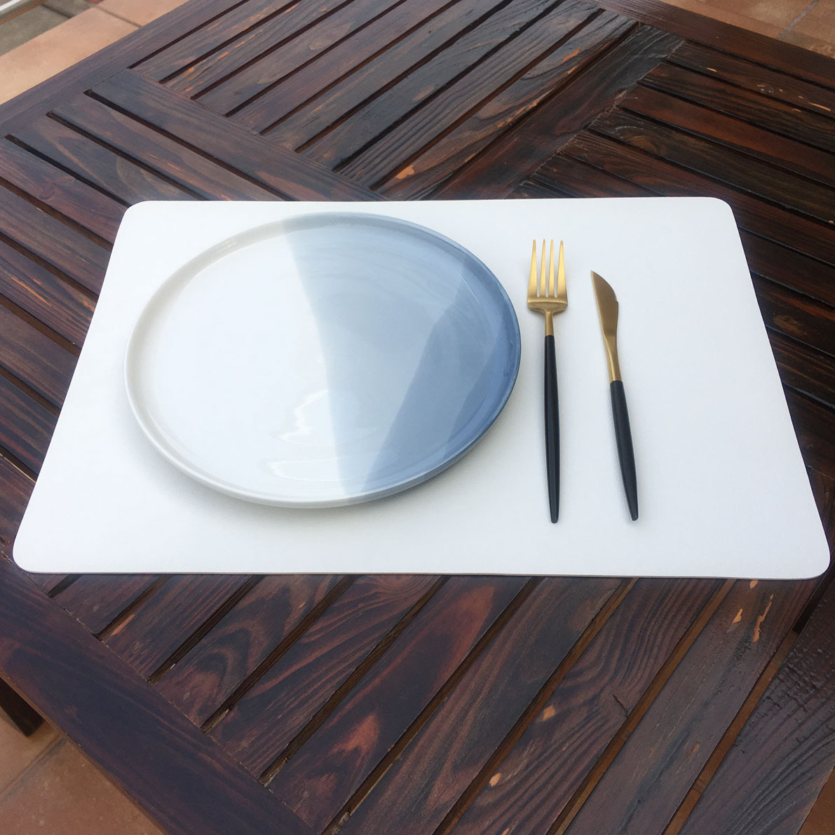 Leather PU pad waterproof oil proof heat insulation restaurant tray mat cup mat table mat