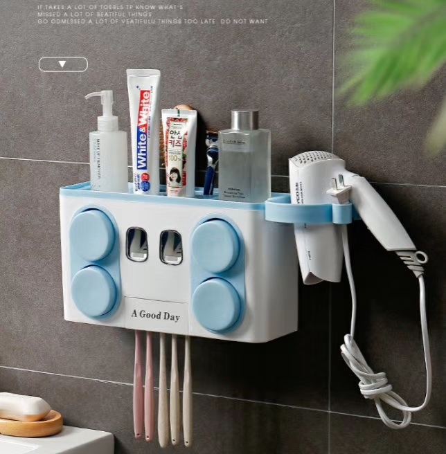 A54 Punch-Free Toilet Wash Utensils Shelf Bathroom Toilet Shelf Toilet Plastic Storage
