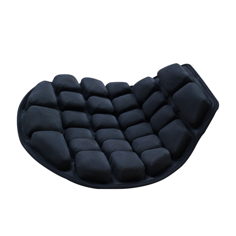Shock Absorption Motorcycle Seat Cushion Accessories Inflatable Seat Cover Shock-Absorbing Modified Saddle Cruise Car Heat Insulation Cooling Pad