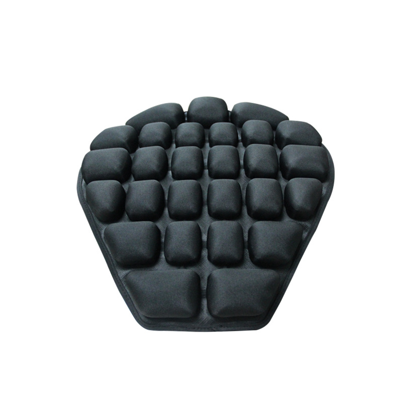 Shock Absorption Motorcycle Seat Cushion Accessories Inflatable Seat Cover Shock-Absorbing Modified Saddle Cruise Car Heat Insulation Cooling Pad