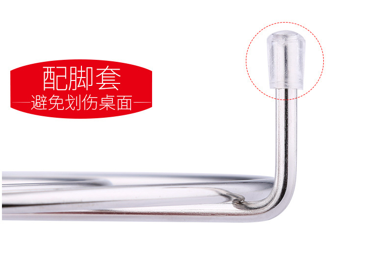 Three-Leg round High Leg Stainless Steel Pot Rack Bold Thickening Heat Insulation Pad Kitchen Tools Anti-Scald Household Steamer