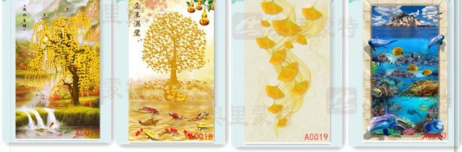 3D painting toilet curtains are as roller curtain pull bead type shading and heat insulation 3D painting toilet curtains are as roller curtain pull bead type shading and heat insulation