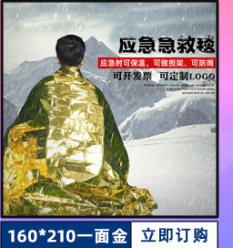 Cross-Border Spot PE Thickened Heat Insulation Insulation Emergency Blanket Emergency Tent First-Aid Sleeping Bags Outdoor Moisture Proof Pad Wholesale