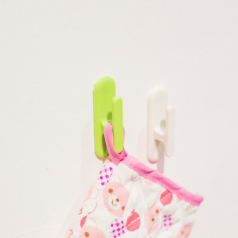 Non-Perforated Curtains Ribbon Hook Sticker Wall Hook Wall Hook Hook Curtain Hook Strap Adhesive Fixed Hook Jj0821