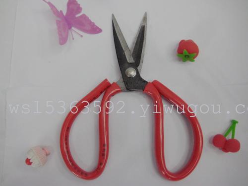 Factory direct KW-A1 civilian scissors cut the fabric leather trim red sleeve sewing scissors nail