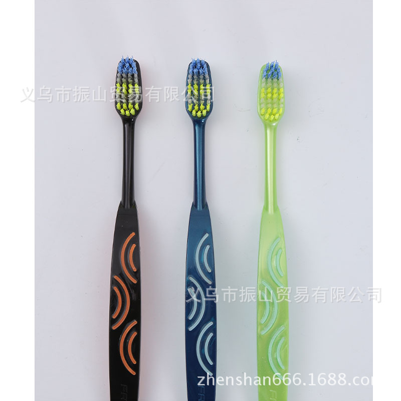 Frog QN168B-C2 German Imported Spiral Bristle Wave Shape Super Clean Medium Hair Toothbrush