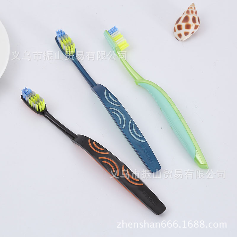 Frog QN168B-C2 German Imported Spiral Bristle Wave Shape Super Clean Medium Hair Toothbrush