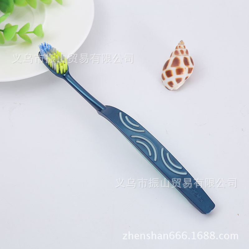 Frog QN168B-C2 German Imported Spiral Bristle Wave Shape Super Clean Medium Hair Toothbrush