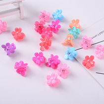 Manufacturer direct plain rubber plastic grab clip large ladies bath tray hair fashion wave grain hair clip hair accessories