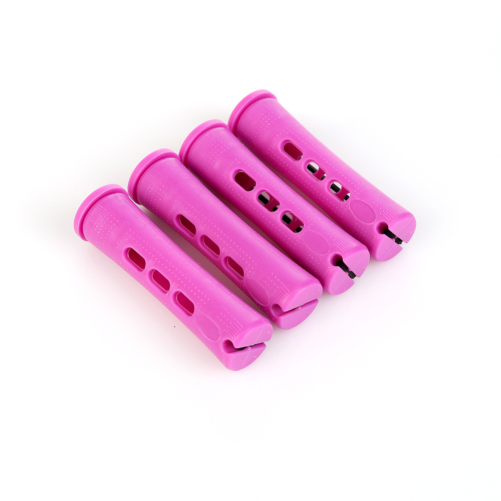 Factory Direct Supply Short with Cover Fringe Curls Cross-Border More Sizes Plastic American Cold Wave Bars Hair Tools
