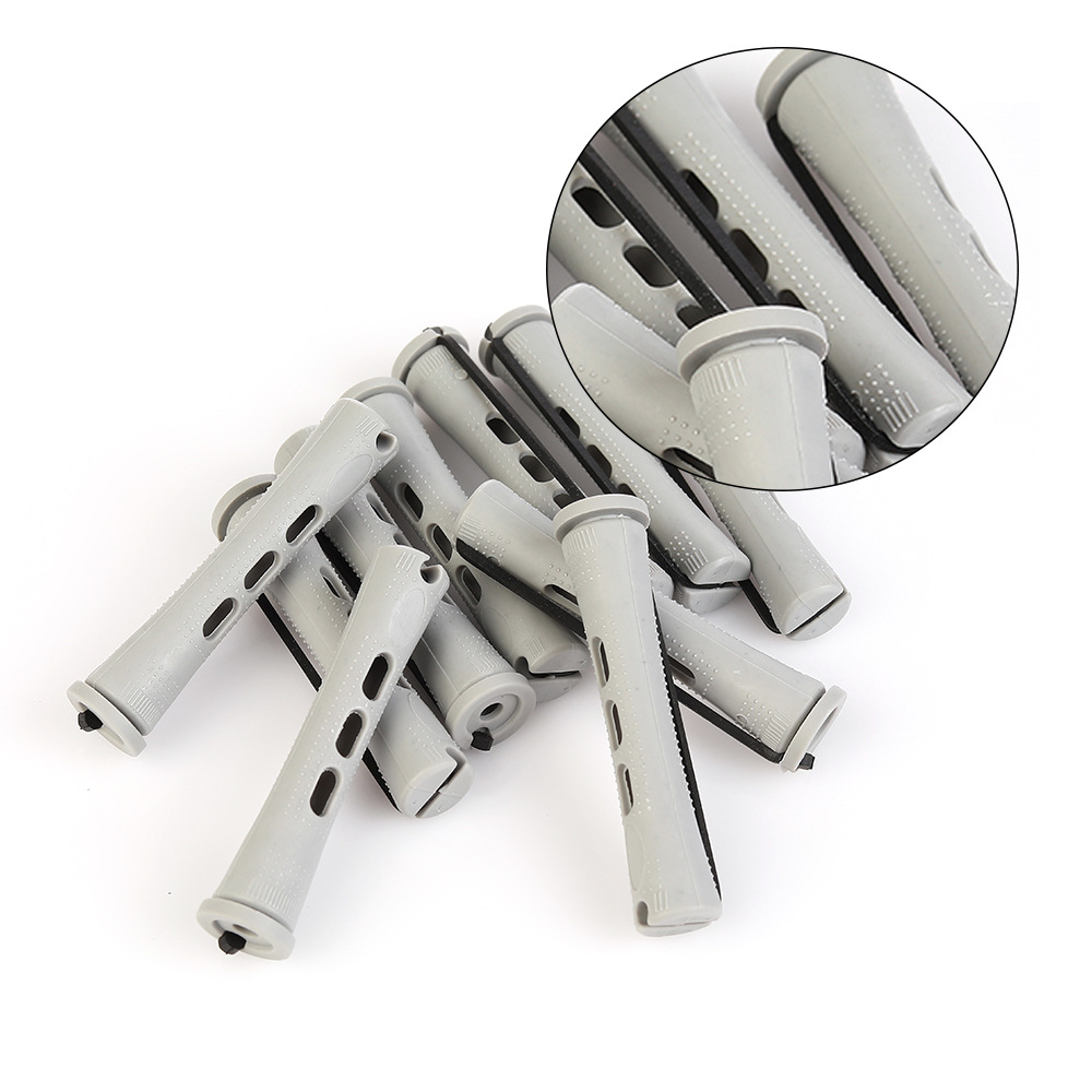 Factory Direct Supply Short with Cover Fringe Curls Cross-Border More Sizes Plastic American Cold Wave Bars Hair Tools