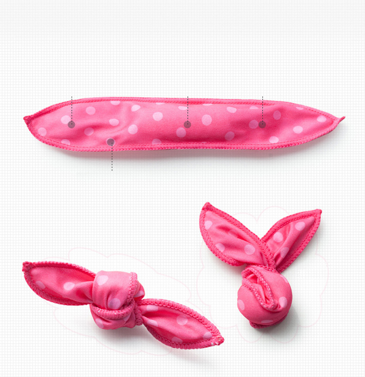 Curlers Polka Dot Sponge Curly Hair Sleep Hair Curlers Dry Hair Curlers Hair Curler Big Wave Pear Flower Hair Curler
