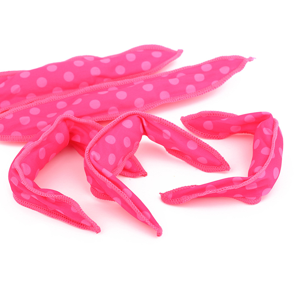 Curlers Polka Dot Sponge Curly Hair Sleep Hair Curlers Dry Hair Curlers Hair Curler Big Wave Pear Flower Hair Curler