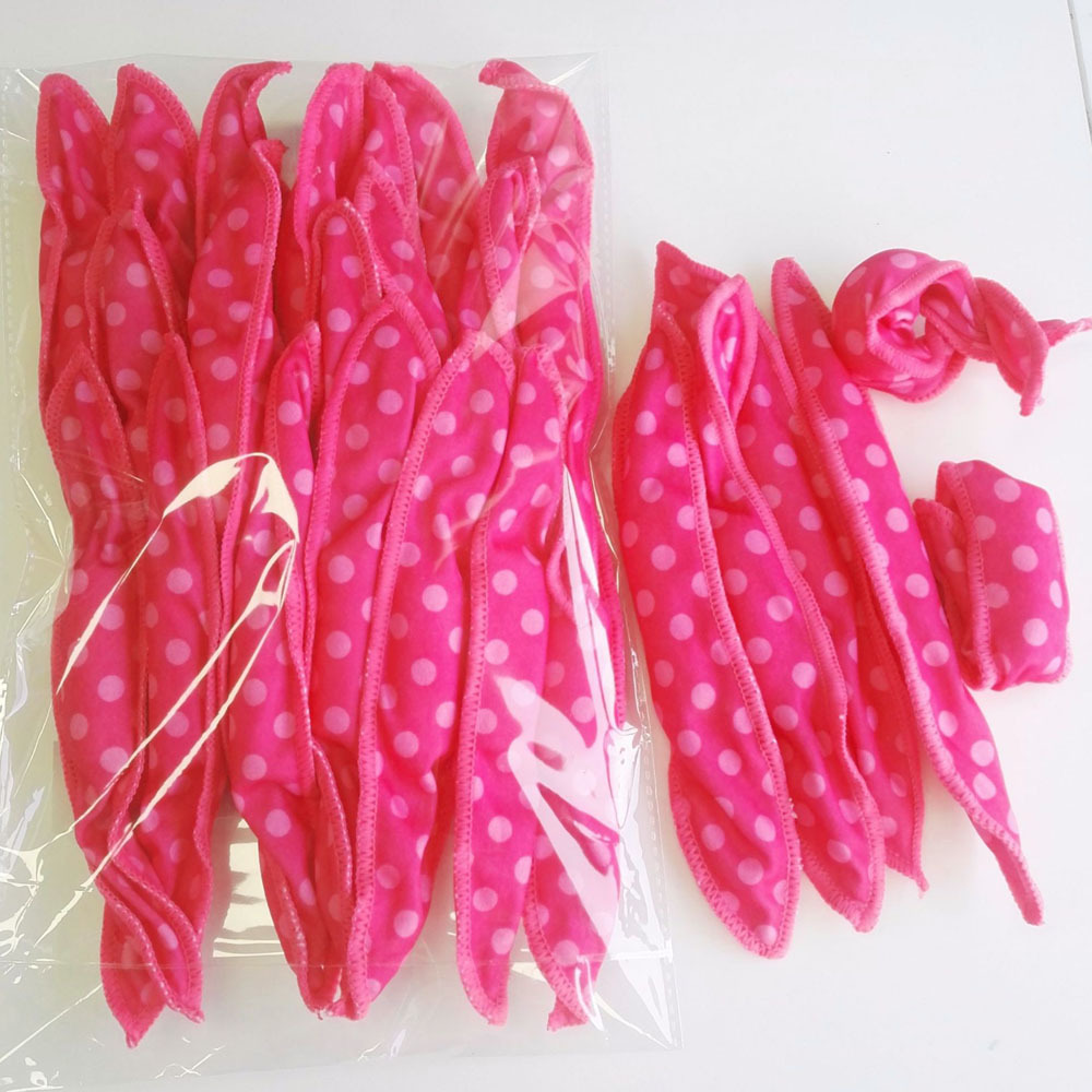 Curlers Polka Dot Sponge Curly Hair Sleep Hair Curlers Dry Hair Curlers Hair Curler Big Wave Pear Flower Hair Curler