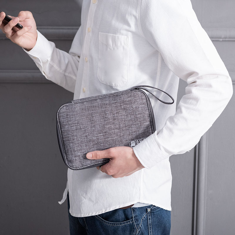 New Flat Digital Packet Storage Bag Multifunction Data Cable Storage Bag Mobile Power Headset Storage Bag Factory