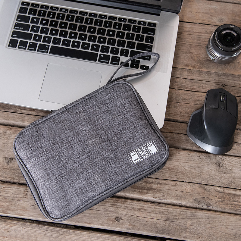 New Flat Digital Packet Storage Bag Multifunction Data Cable Storage Bag Mobile Power Headset Storage Bag Factory