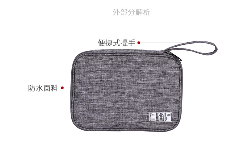 New Flat Digital Packet Storage Bag Multifunction Data Cable Storage Bag Mobile Power Headset Storage Bag Factory New Flat Digital Packet Storage Bag Multifunction Data Cable Storage Bag Mobile Power Headset Storage Bag Factory