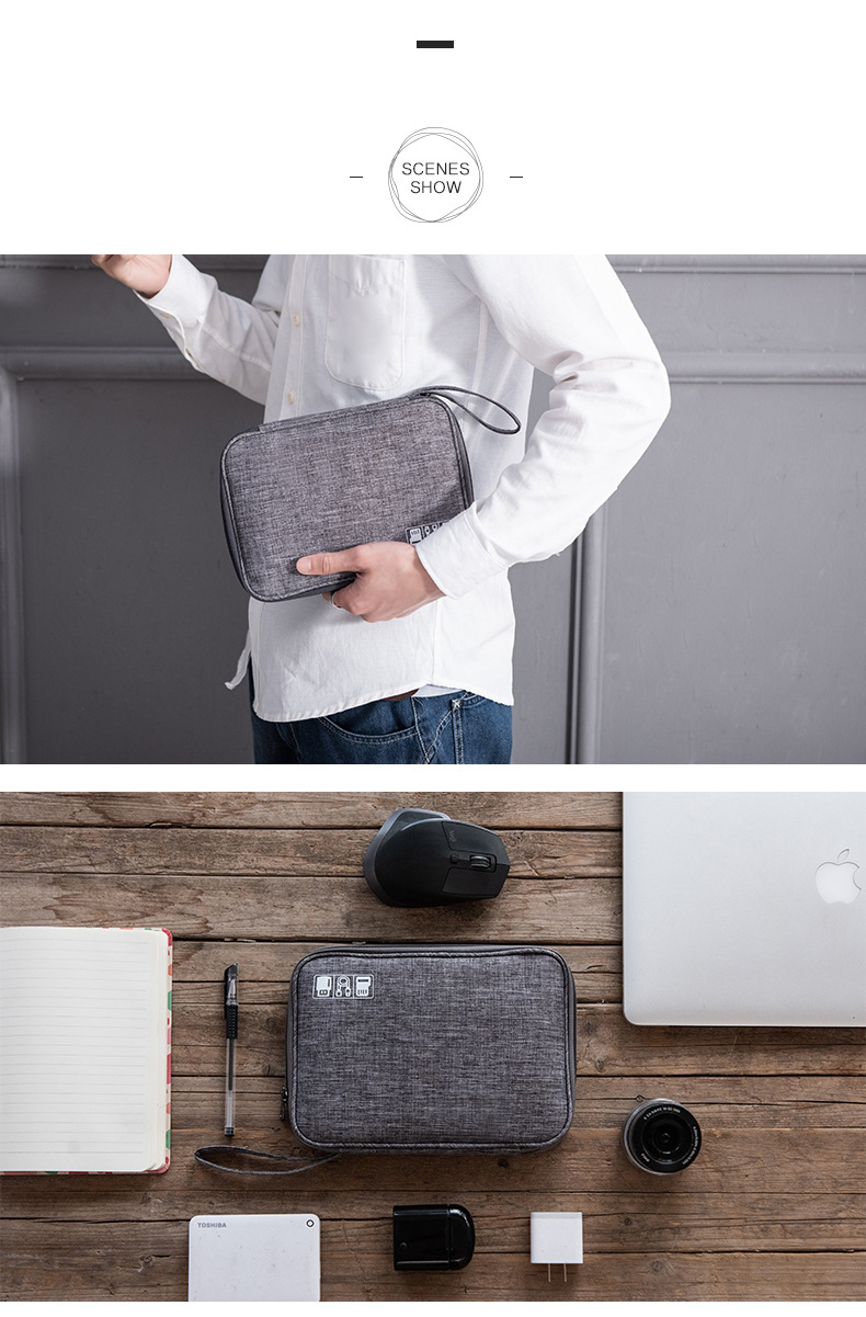 New Flat Digital Packet Storage Bag Multifunction Data Cable Storage Bag Mobile Power Headset Storage Bag Factory New Flat Digital Packet Storage Bag Multifunction Data Cable Storage Bag Mobile Power Headset Storage Bag Factory