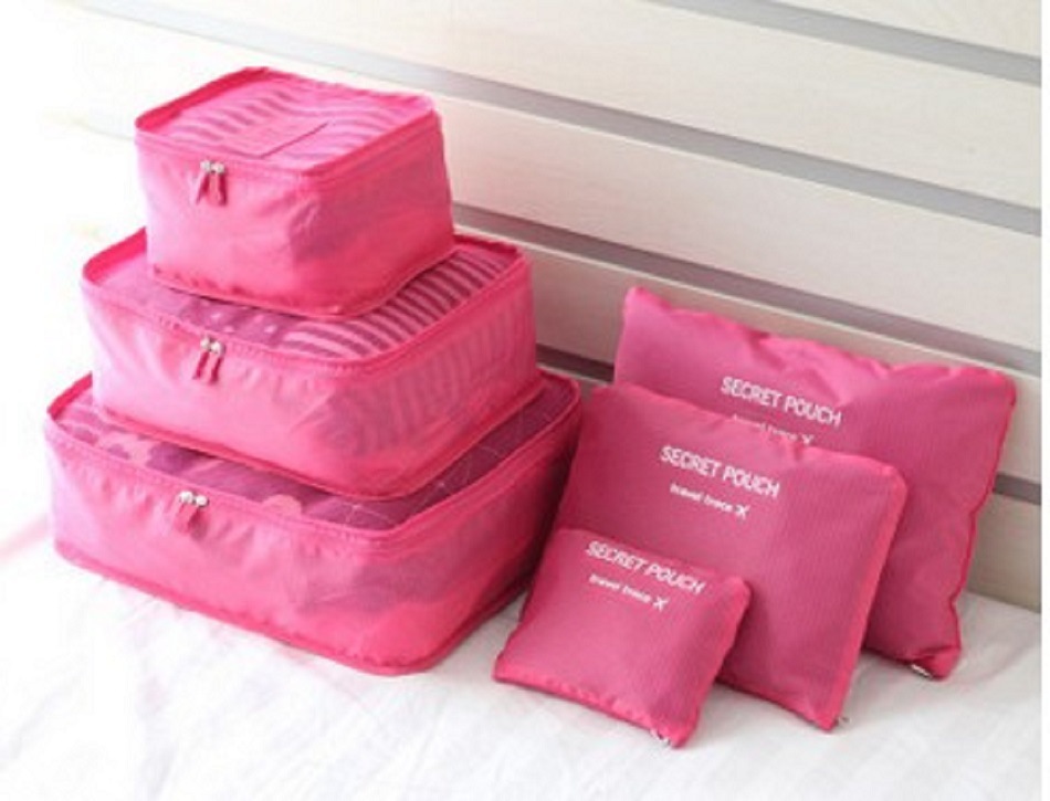 Travel Storage Bag Travel Product Buggy Bag Oxford Cloth Clothing Shoe Organizing Bag Six-Piece Set Travel Storage Bag Travel Product Buggy Bag Oxford Cloth Clothing Shoe Organizing Bag Six-Piece Set