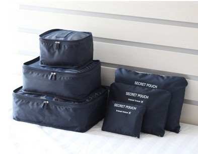 Travel Storage Bag Travel Product Buggy Bag Oxford Cloth Clothing Shoe Organizing Bag Six-Piece Set Travel Storage Bag Travel Product Buggy Bag Oxford Cloth Clothing Shoe Organizing Bag Six-Piece Set