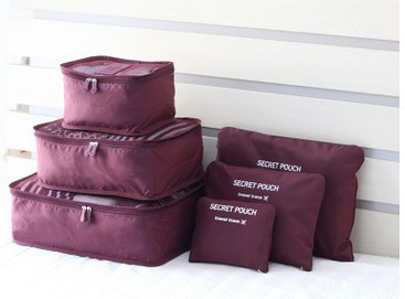 Travel Storage Bag Travel Product Buggy Bag Oxford Cloth Clothing Shoe Organizing Bag Six-Piece Set Travel Storage Bag Travel Product Buggy Bag Oxford Cloth Clothing Shoe Organizing Bag Six-Piece Set