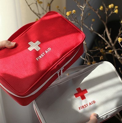 Korean Travel Portable Portable Medicine Bag Emergency Bag First-Aid Appliance Storage Bag Large Organizing Bag Manufacturer