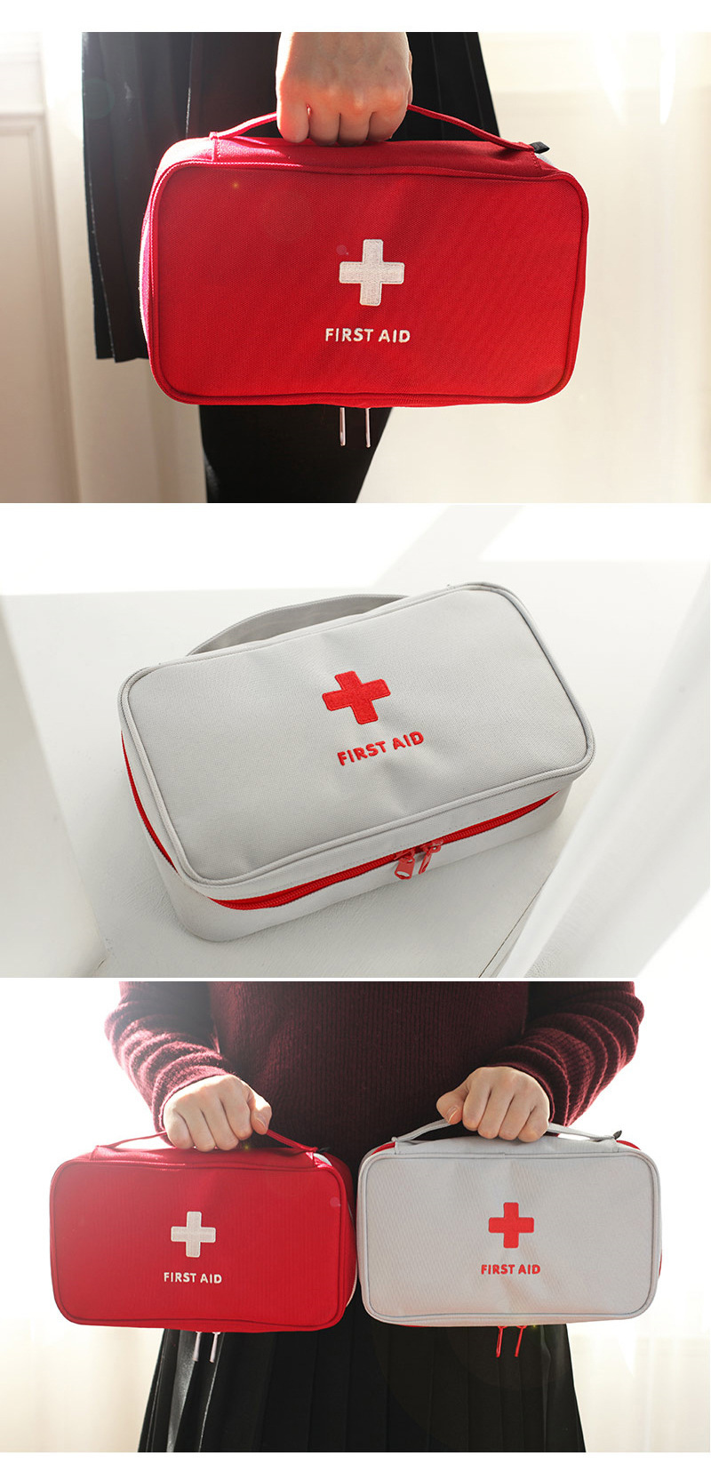 Korean Travel Portable Portable Medicine Bag Emergency Bag First-Aid Appliance Storage Bag Large Organizing Bag Manufacturer Korean Travel Portable Portable Medicine Bag Emergency Bag First-Aid Appliance Storage Bag Large Organizing Bag Manufacturer