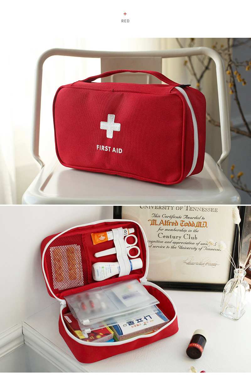 Korean Travel Portable Portable Medicine Bag Emergency Bag First-Aid Appliance Storage Bag Large Organizing Bag Manufacturer Korean Travel Portable Portable Medicine Bag Emergency Bag First-Aid Appliance Storage Bag Large Organizing Bag Manufacturer