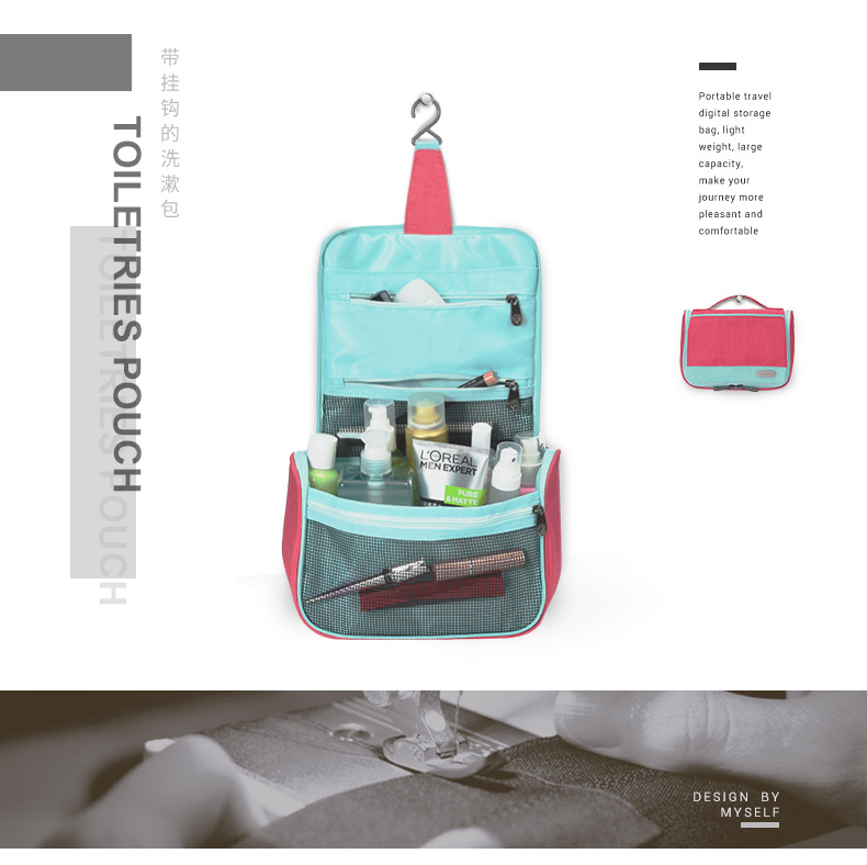 Travel toiletry bag cosmetics storage bag Travel abroad portable waterproof cosmetic bag in yiwu factory Travel toiletry bag cosmetics storage bag Travel abroad portable waterproof cosmetic bag in yiwu factory