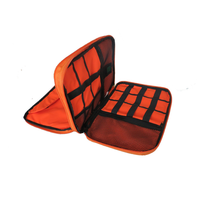 New Double-Layer Data Cable Storage Bag Buggy Bag Portable Waterproof Digital Storage Bag Earphone U Disk Charger Bag
