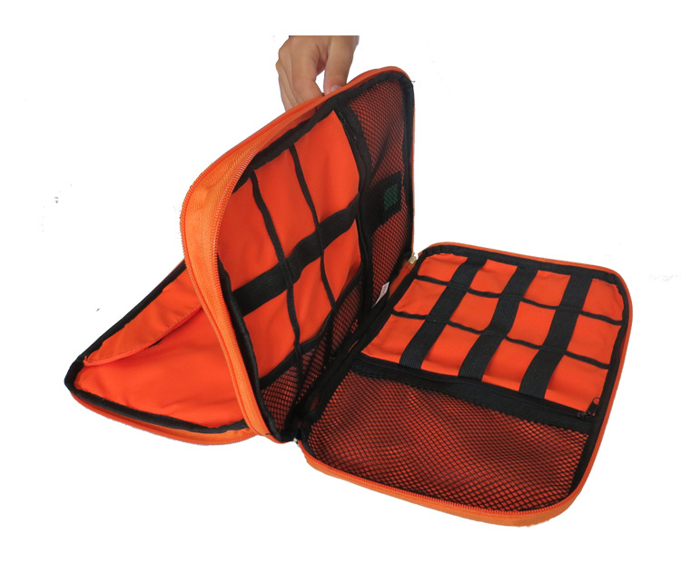 New Double-Layer Data Cable Storage Bag Buggy Bag Portable Waterproof Digital Storage Bag Earphone U Disk Charger Bag New Double-Layer Data Cable Storage Bag Buggy Bag Portable Waterproof Digital Storage Bag Earphone U Disk Charger Bag