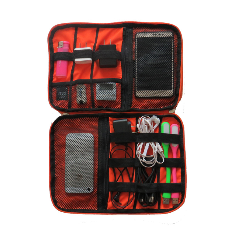 New Double-Layer Data Cable Storage Bag Buggy Bag Portable Waterproof Digital Storage Bag Earphone U Disk Charger Bag New Double-Layer Data Cable Storage Bag Buggy Bag Portable Waterproof Digital Storage Bag Earphone U Disk Charger Bag