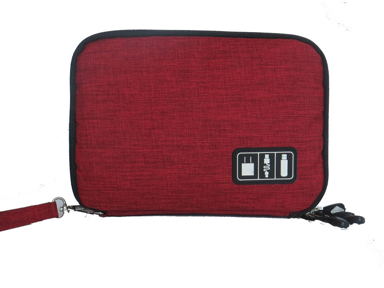 New Double-Layer Data Cable Storage Bag Buggy Bag Portable Waterproof Digital Storage Bag Earphone U Disk Charger Bag New Double-Layer Data Cable Storage Bag Buggy Bag Portable Waterproof Digital Storage Bag Earphone U Disk Charger Bag
