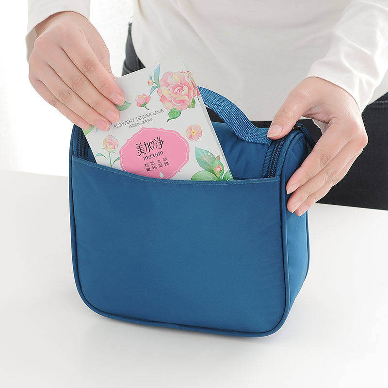 2019 new hook wash bag travel business trip portable large capacity memory storage bag multi-functional makeup bag