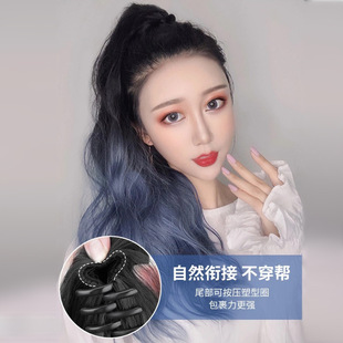Hair HighTemperature Fiber Seamless Hair Extension BB Clip 6 Card Thickened One Wig Gradient Color Hair Extension Piece Hair HighTemperature Fiber Seamless Hair Extension BB Clip 6 Card Thickened One Wig Gradient Color Hair Extension Piece