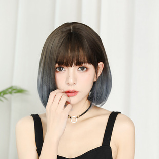 Hair HighTemperature Fiber Seamless Hair Extension BB Clip 6 Card Thickened One Wig Gradient Color Hair Extension Piece Hair HighTemperature Fiber Seamless Hair Extension BB Clip 6 Card Thickened One Wig Gradient Color Hair Extension Piece