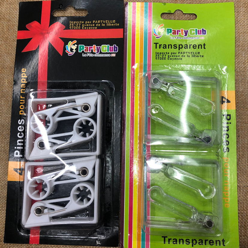 Tablecclip table dress clip tablecclip tablecloth clip plastic clip 4 pack Tablecclip table dress clip tablecclip tablecloth clip plastic clip 4 pack