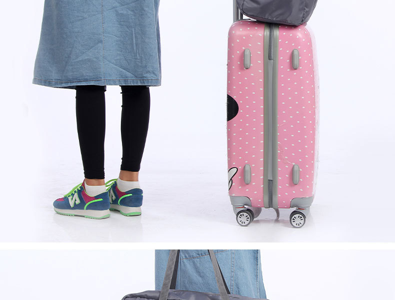 Korean Style High Quality Large Capacity Luggage Portable Waterproof Nylon Folding Travel Storage Bag Buggy Bag Korean Style High Quality Large Capacity Luggage Portable Waterproof Nylon Folding Travel Storage Bag Buggy Bag