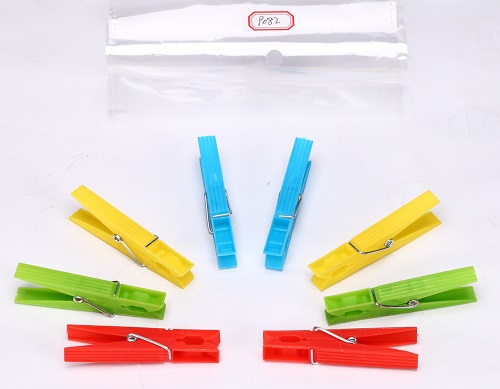 Natlin plastic clip Household plastic thanks clip Fashion color Size: 69 * * 11/18 9 mm