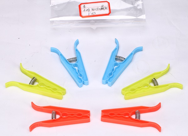 Natural Lin plastic clip home plastic clothes clip fashion color Size: 86 * 18 * 15/45mm