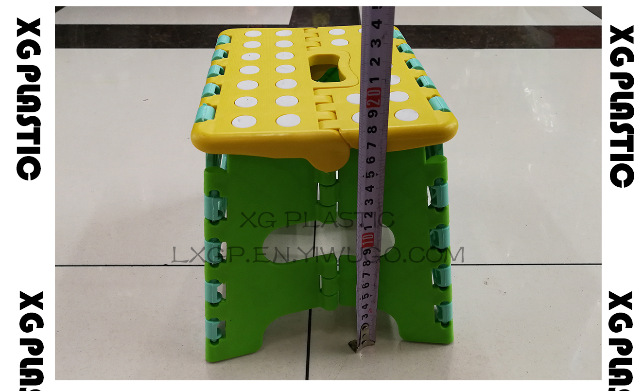 Plastic stools Folding Stool Chair Portable Home Furniture dot pattern Child Convenient Dinner Stools
