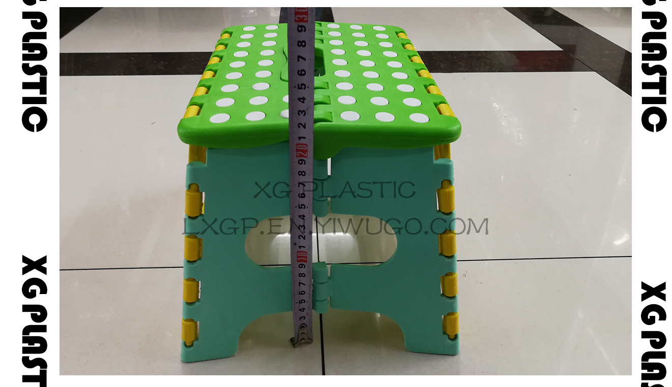 Plastic stools Folding Stool Chair Portable Home Furniture dot pattern Child Convenient Dinner Stools