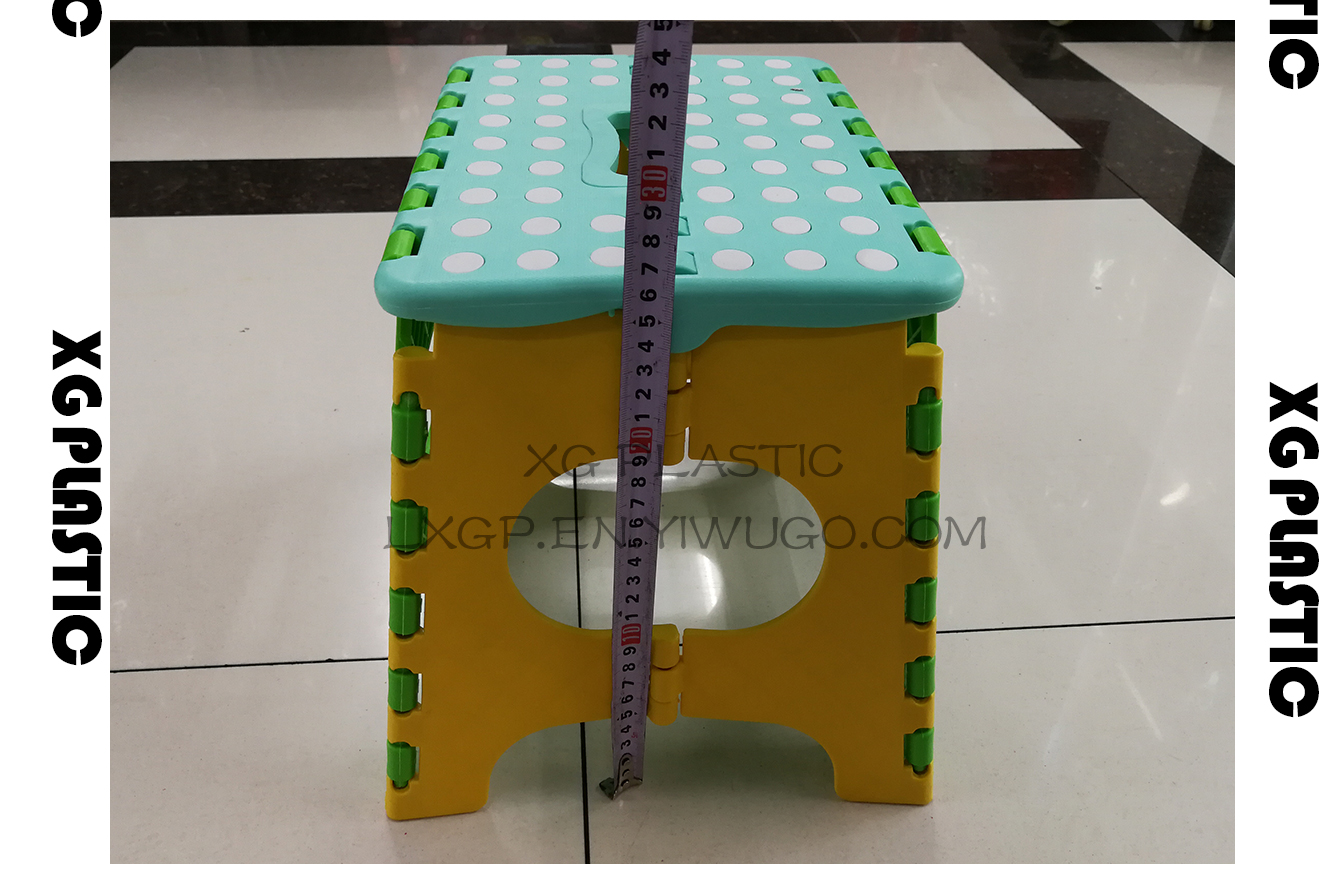 Plastic stools Folding Stool Chair Portable Home Furniture dot pattern Child Convenient Dinner Stools