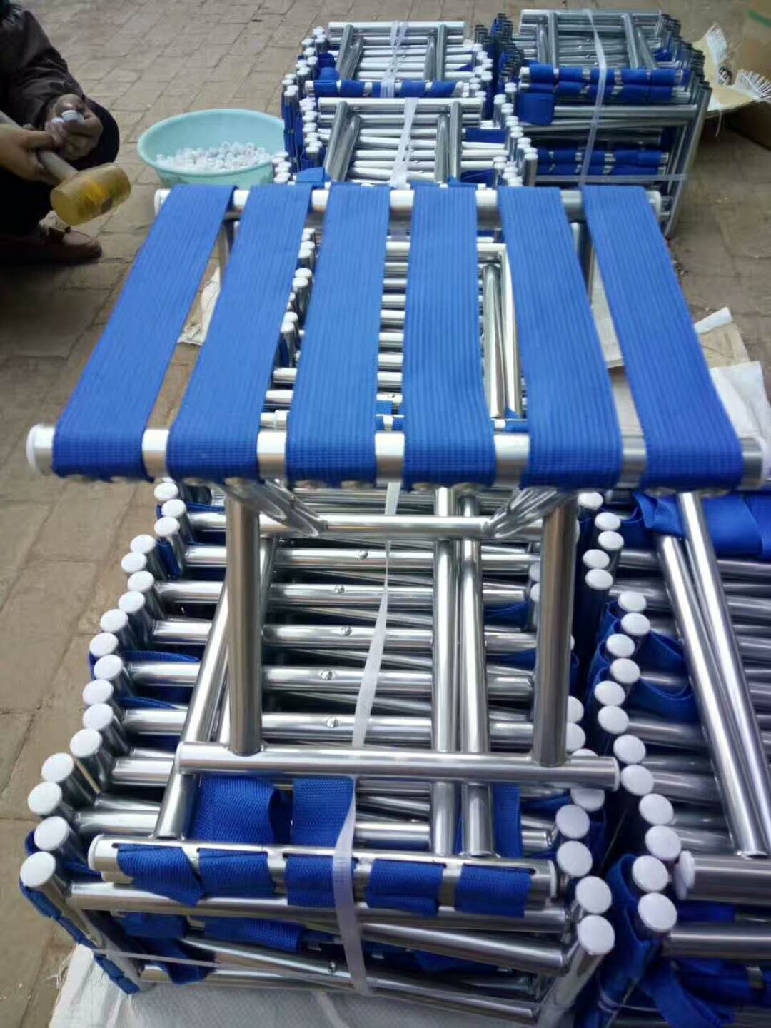 Outdoor folding stool mazza a heavy back military fishing chair small chair folding chair portable bench train