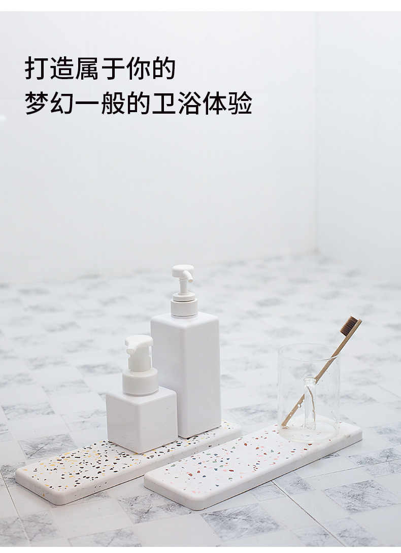 Diatomite Storage Pad Terrazzo Storage Rack Absorbent Soap Mat Toiletries Mat Custom Logo Factory Wholesale Diatomite Storage Pad Terrazzo Storage Rack Absorbent Soap Mat Toiletries Mat Custom Logo Factory Wholesale